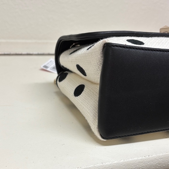 Kate Spade White and Black Polka Dot Shoulder Bag - Picture 9 of 10